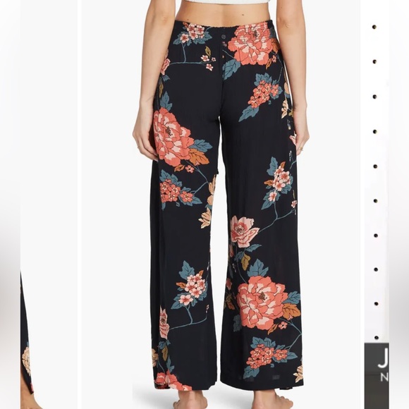 Billabong Floral Wide-Leg Pants - Picture 2 of 5